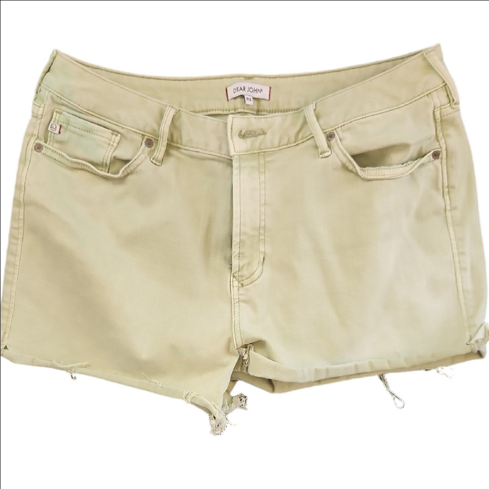 Dear John Light Green Jean Shorts
